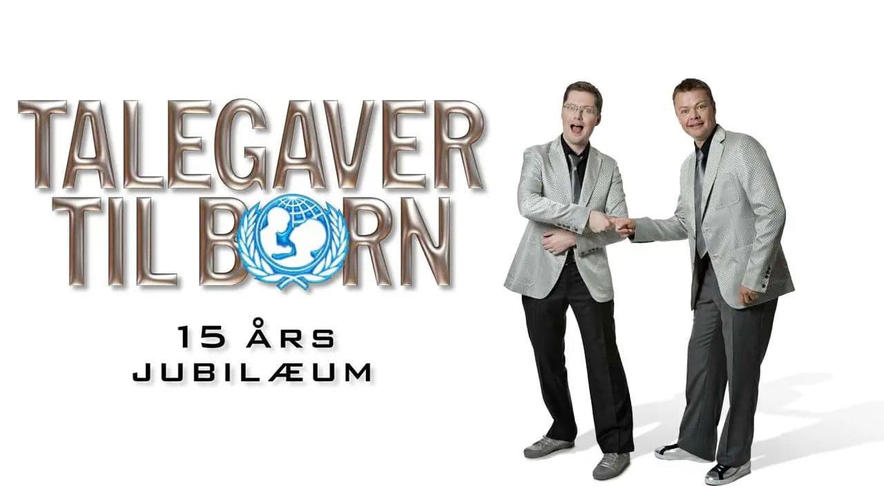 Poster backdrop for Talegaver til børn: 15 års jubilæum