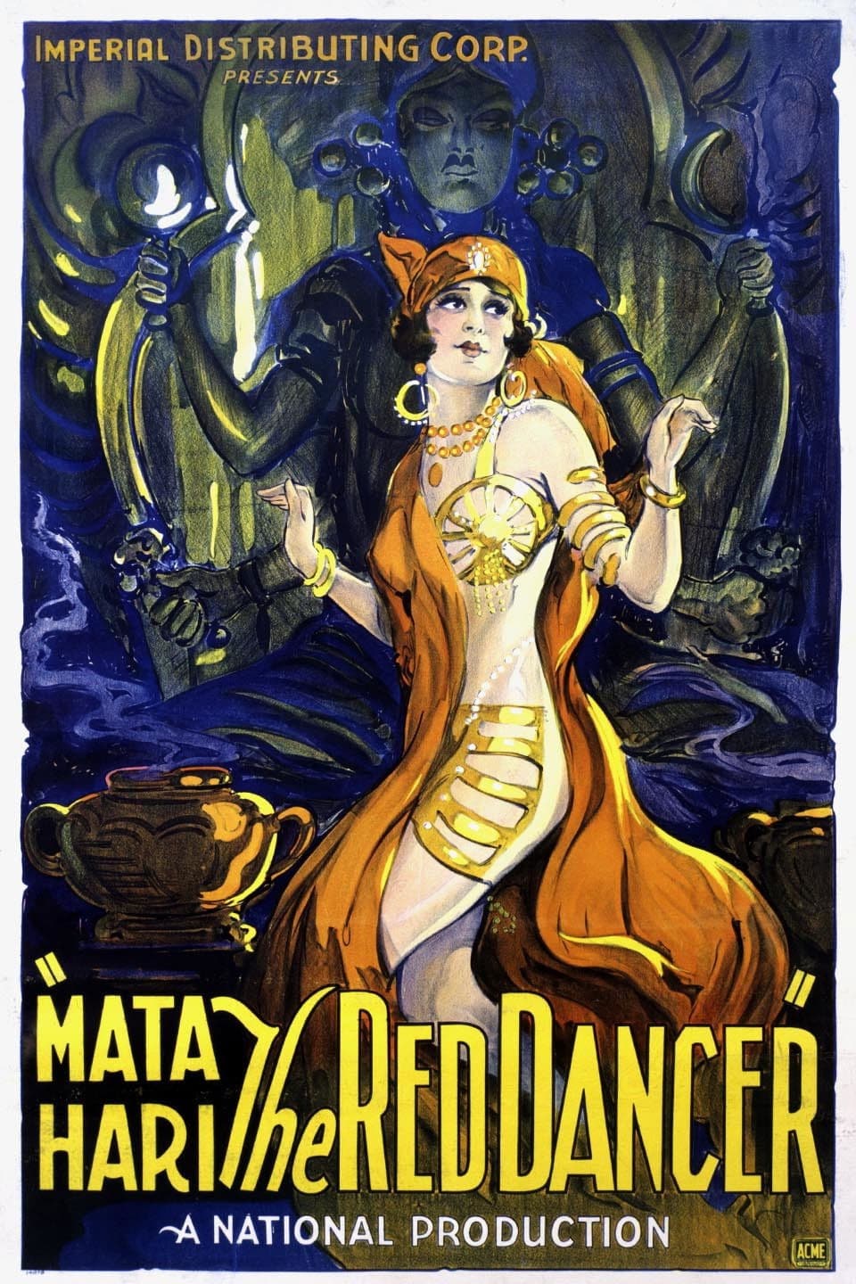 Poster backdrop for Mata Hari: the Red Dancer