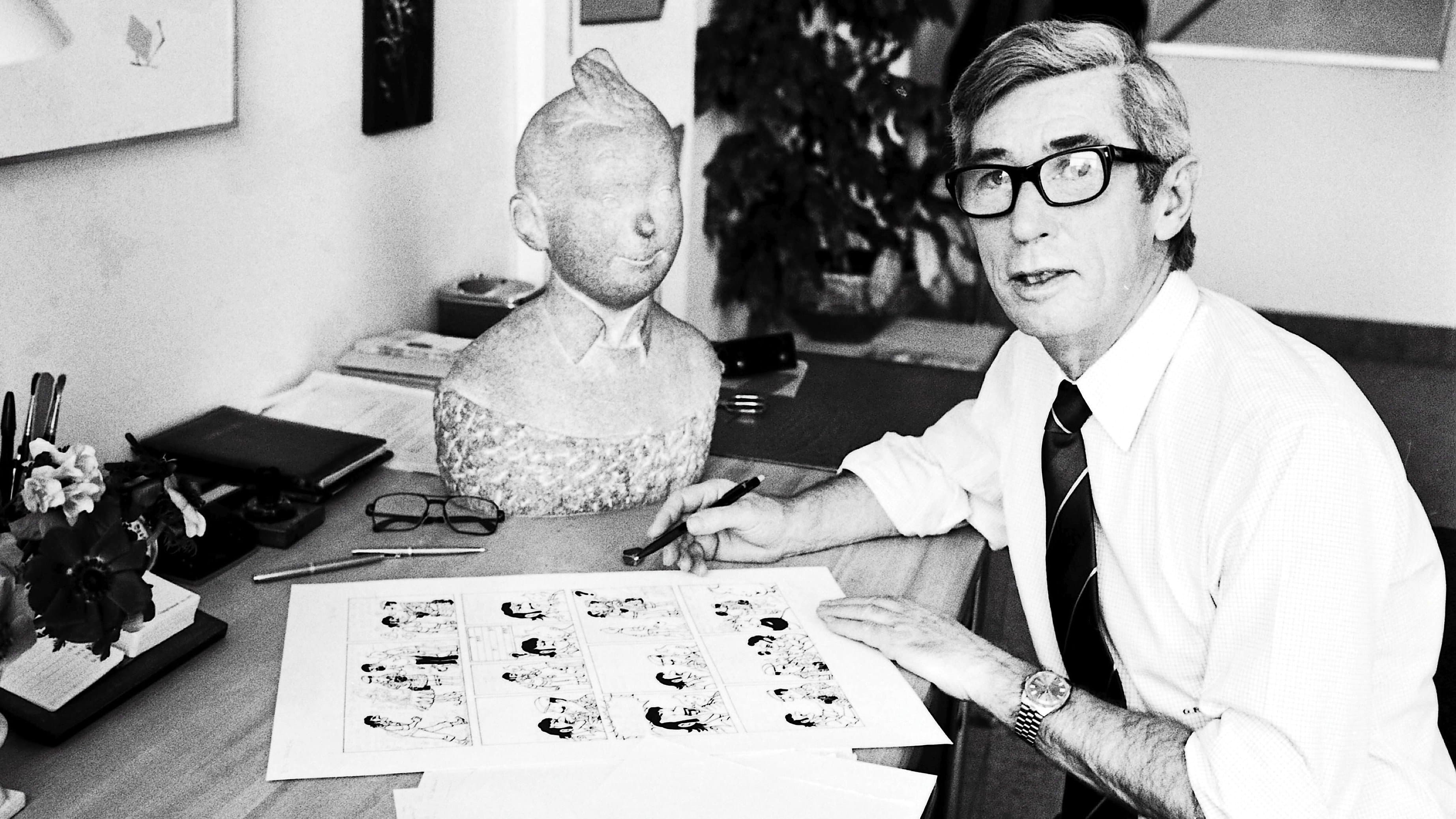 Poster backdrop for Hergé: In the Shadow of Tintin