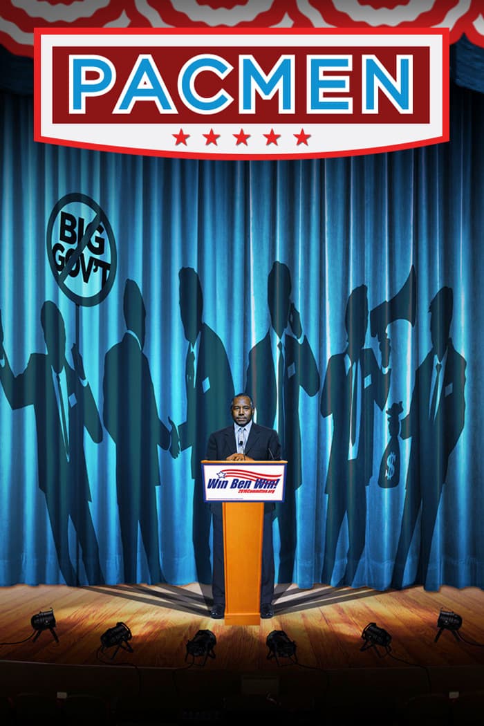 Poster backdrop for PACmen