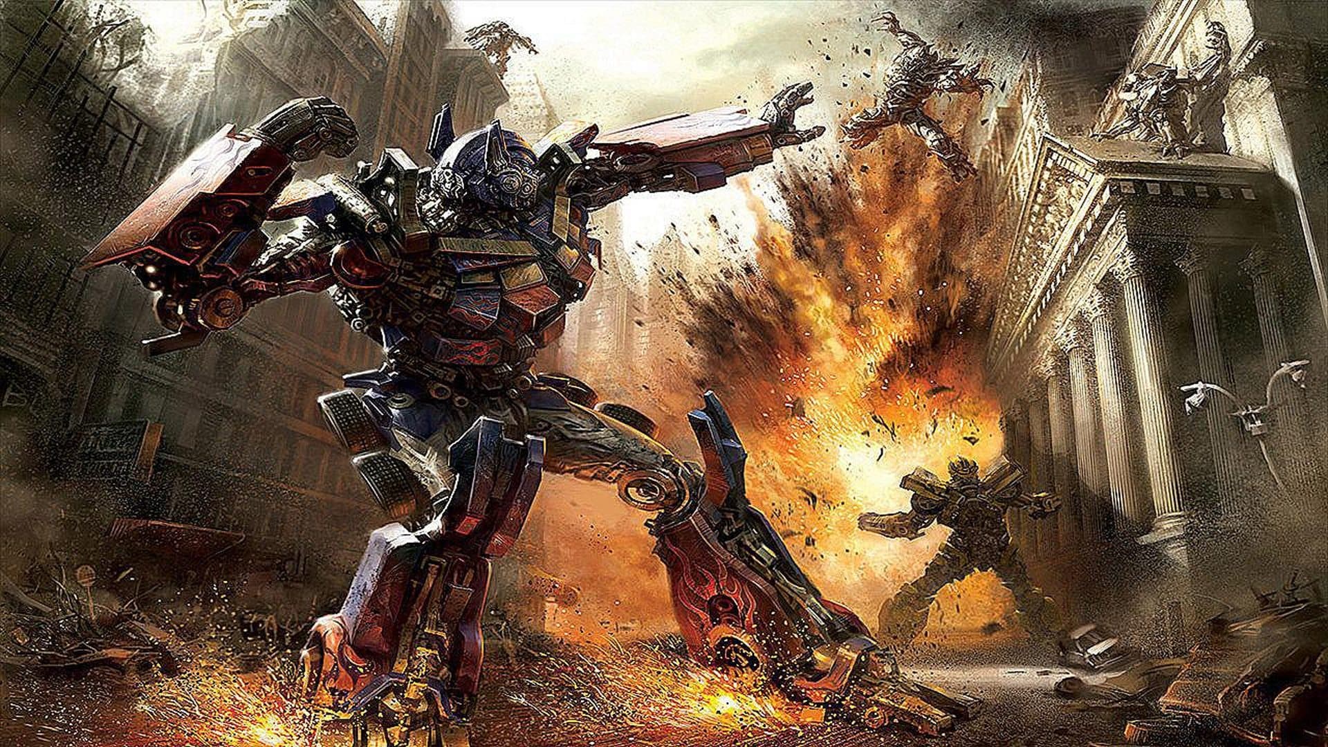 Poster backdrop for Transformers: Beginnings