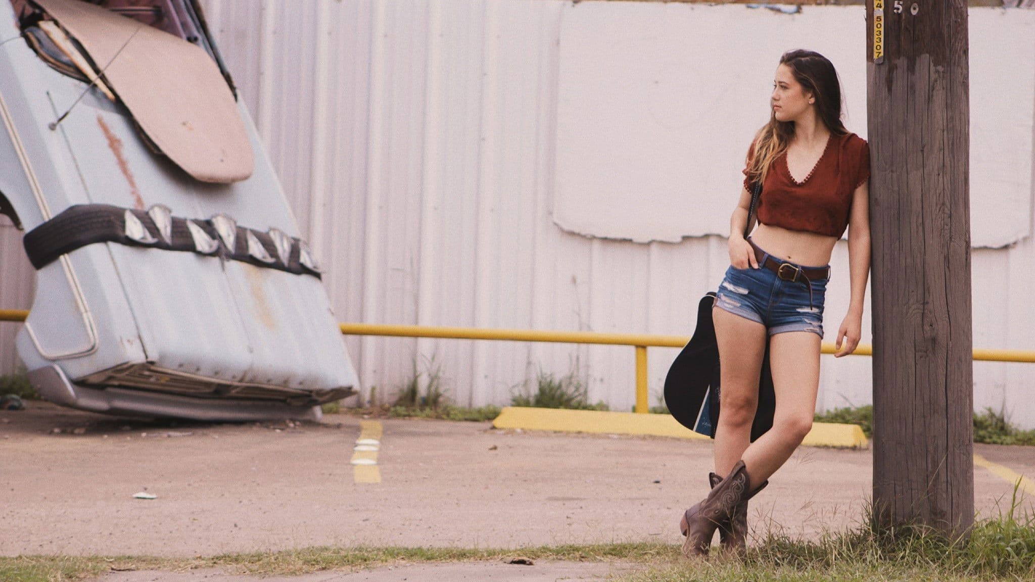 Poster backdrop for Salvage Yard "Shine" Boys