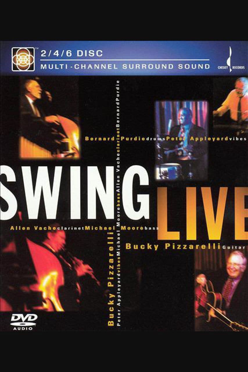 Poster backdrop for Bucky Pizzarelli - Swing Live