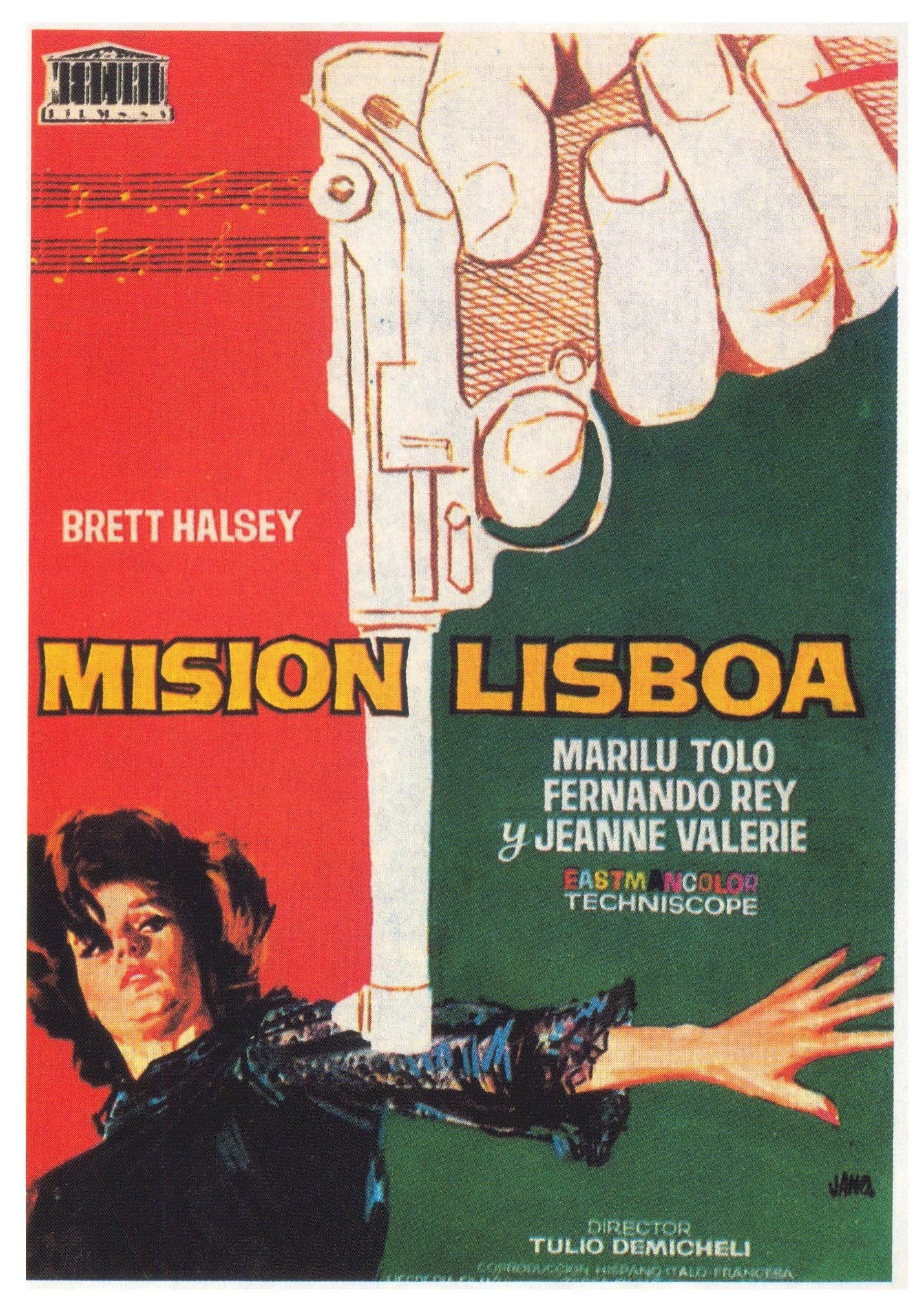 Poster backdrop for Espionage in Lisbon