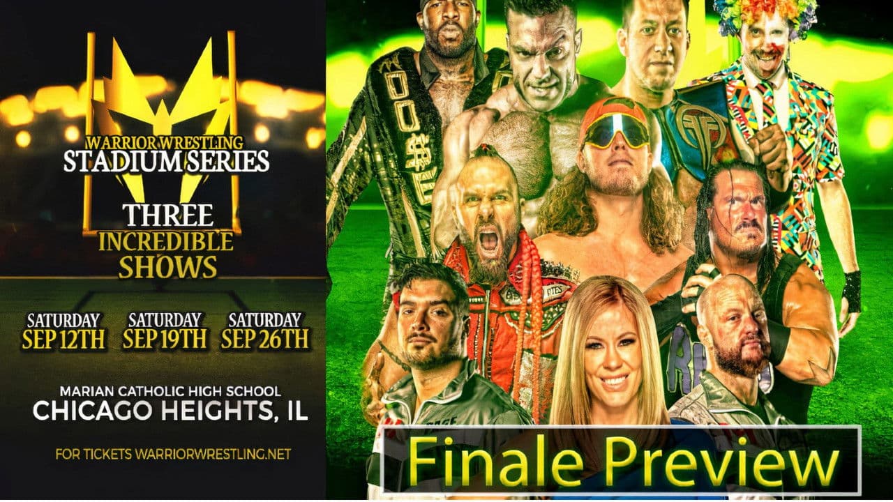 Poster backdrop for Warrior Wrestling Stadium Series Night 3