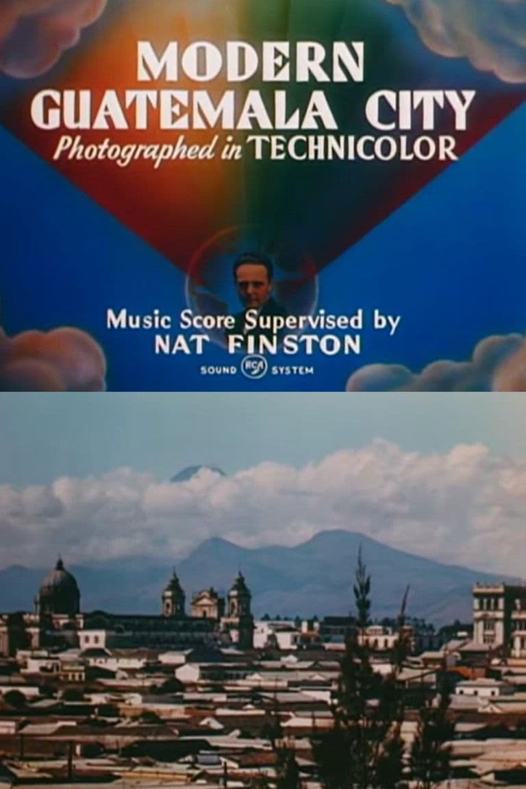 Poster backdrop for Modern Guatemala City