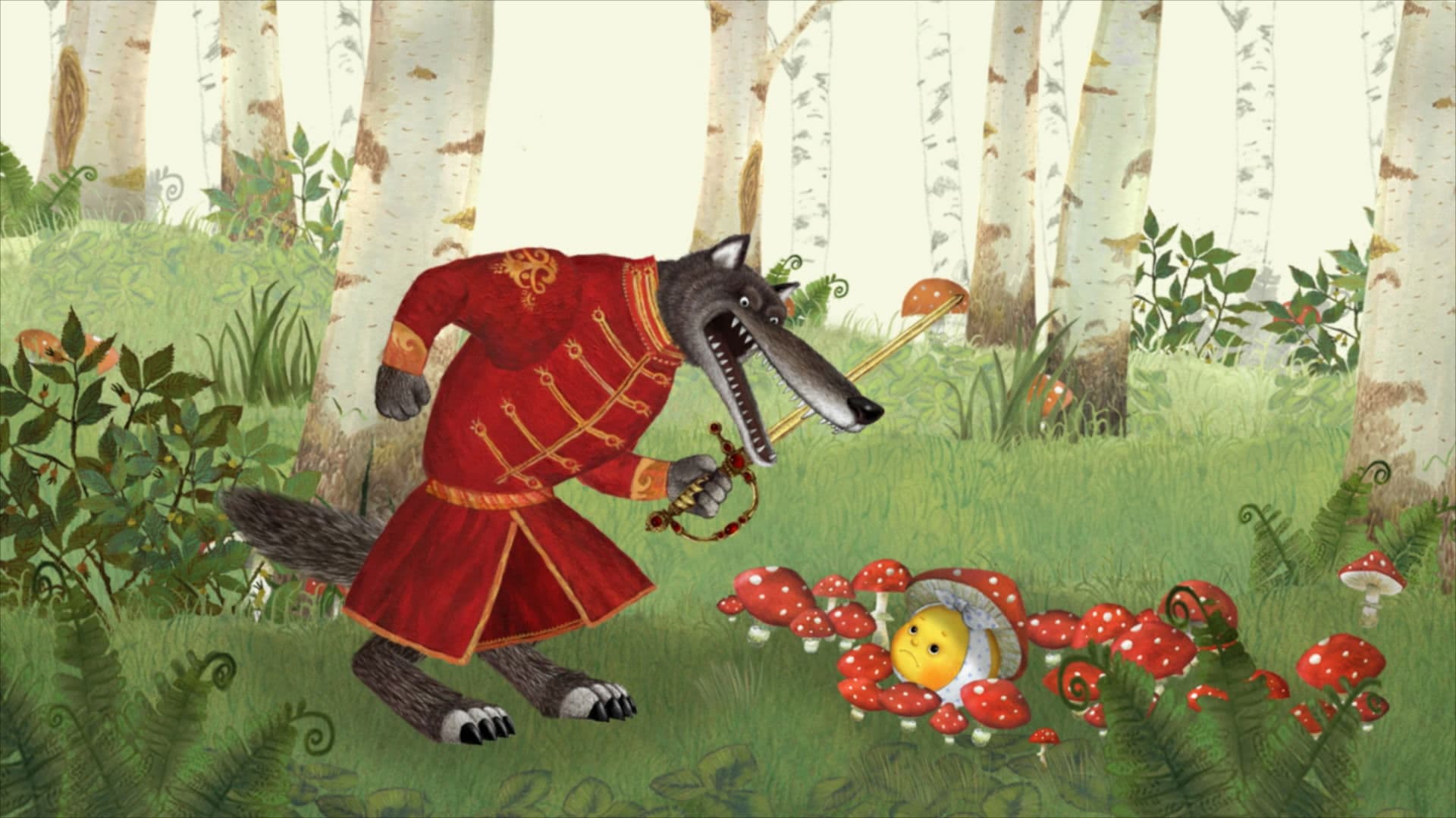 Poster backdrop for Kolobok