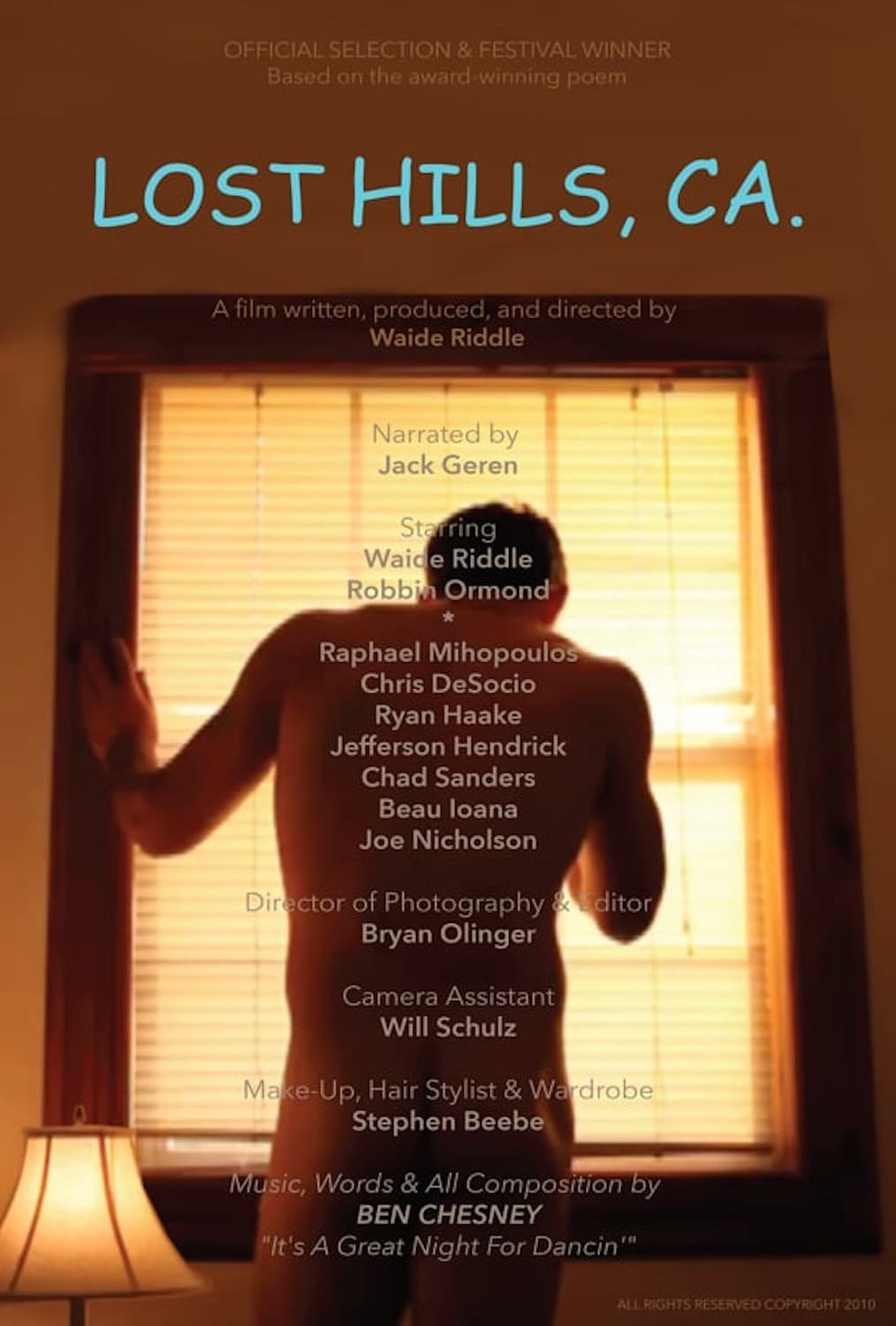 Poster backdrop for Lost Hills, California