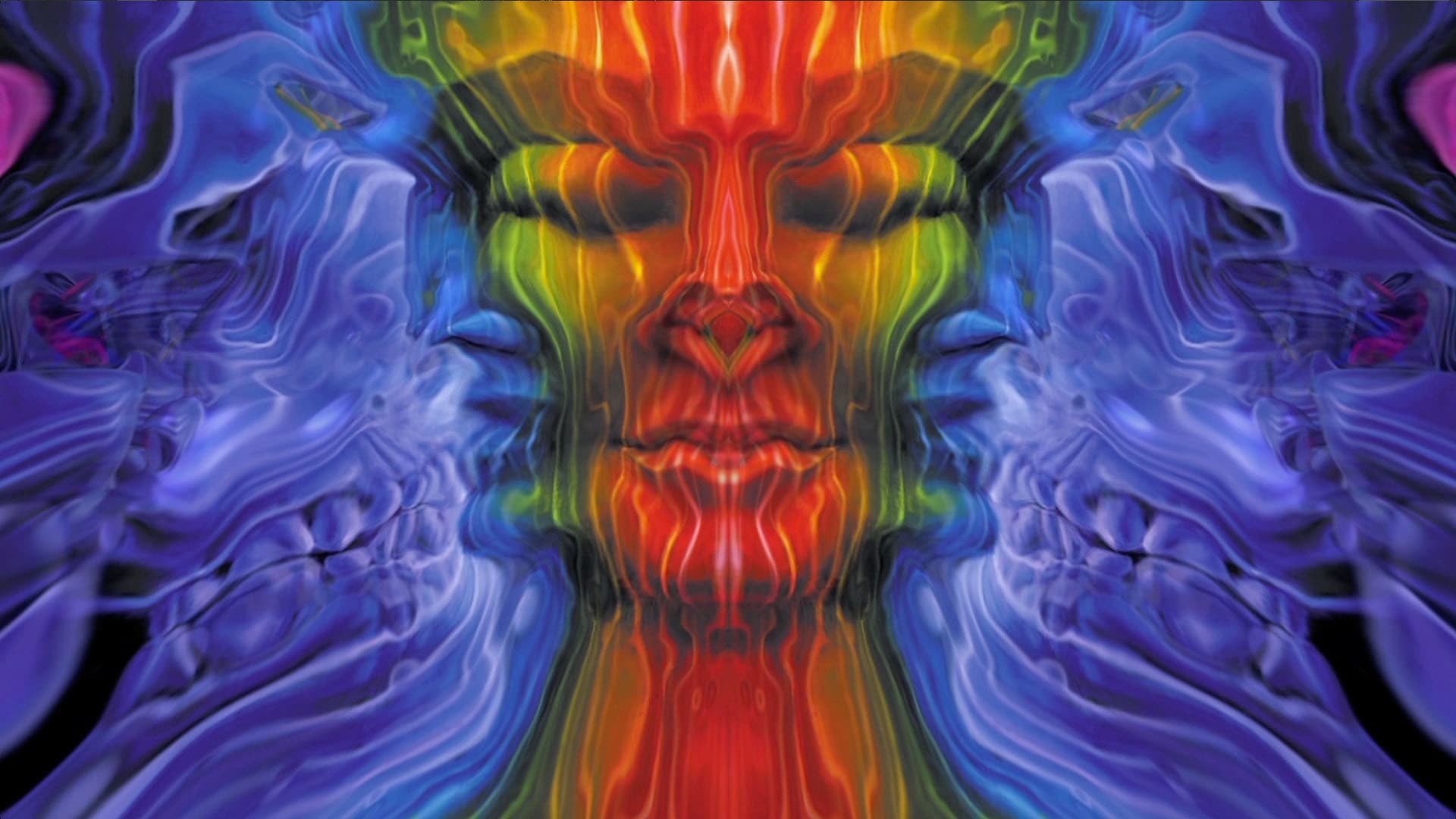 Poster backdrop for Tipper Ambient Set at CoSM 2015