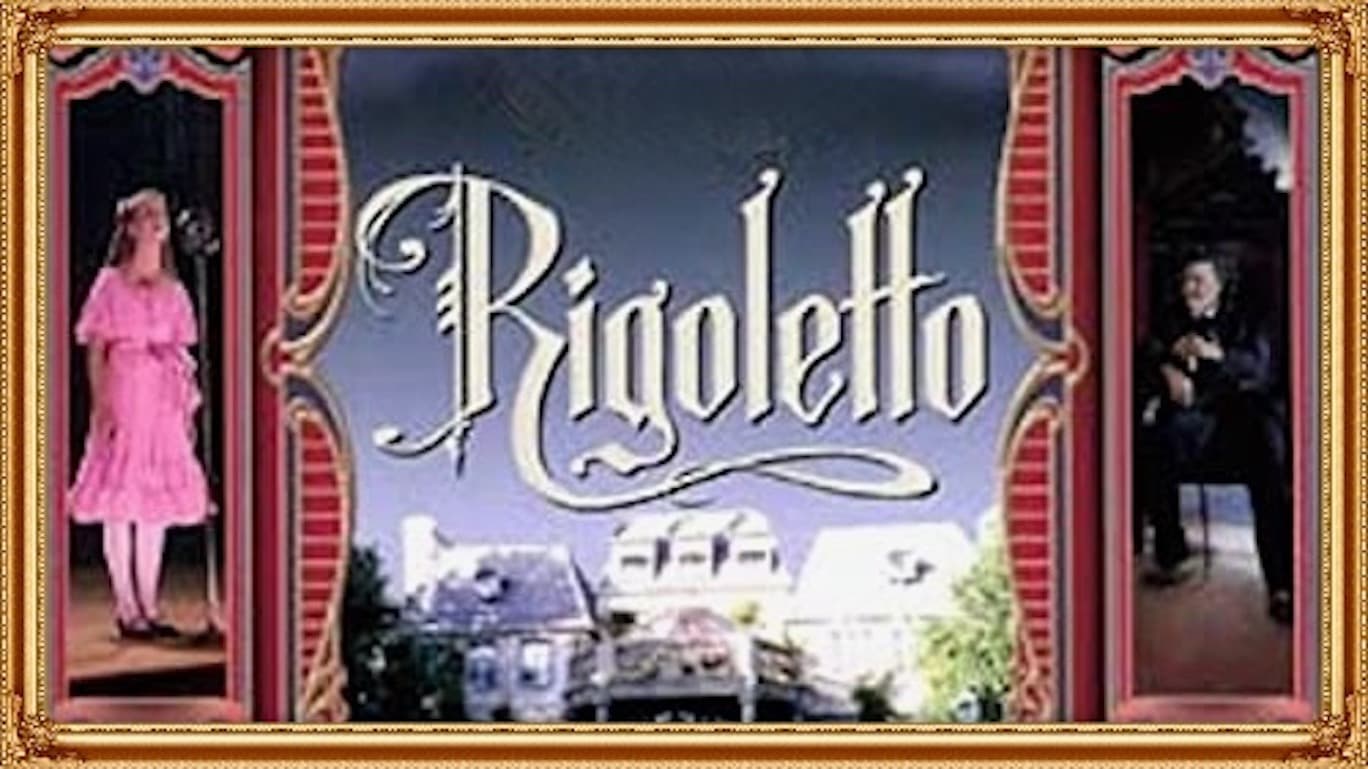 Poster backdrop for Rigoletto