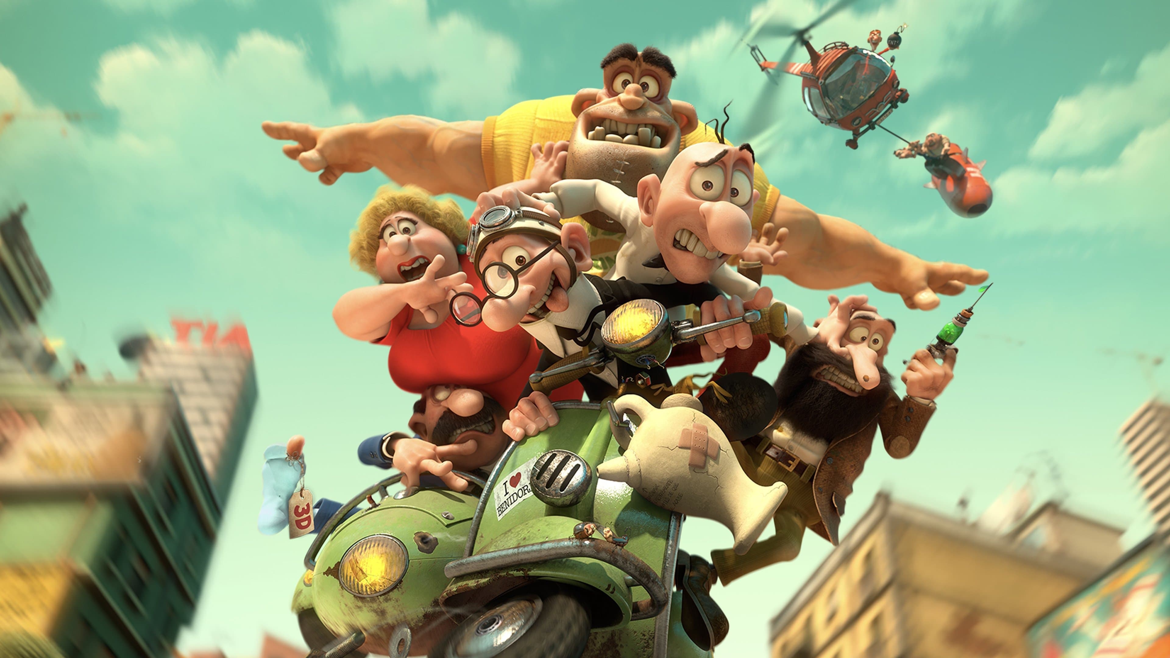 Poster backdrop for Mortadelo & Filemon: Mission Implausible