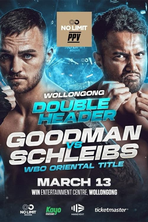 Poster for Sam Goodman vs. Mark Schleibs