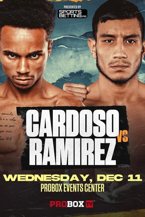 Poster for Jonhatan Cardoso vs. Eduardo Ramirez