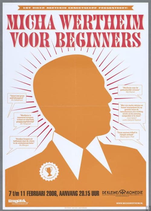 Poster for Micha Wertheim: Voor Beginners