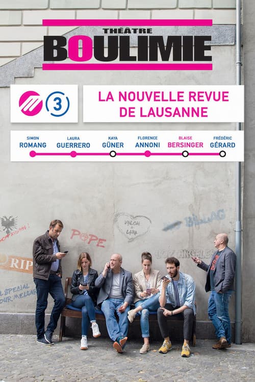 Poster for La Nouvelle Revue de Lausanne 2018 - M3