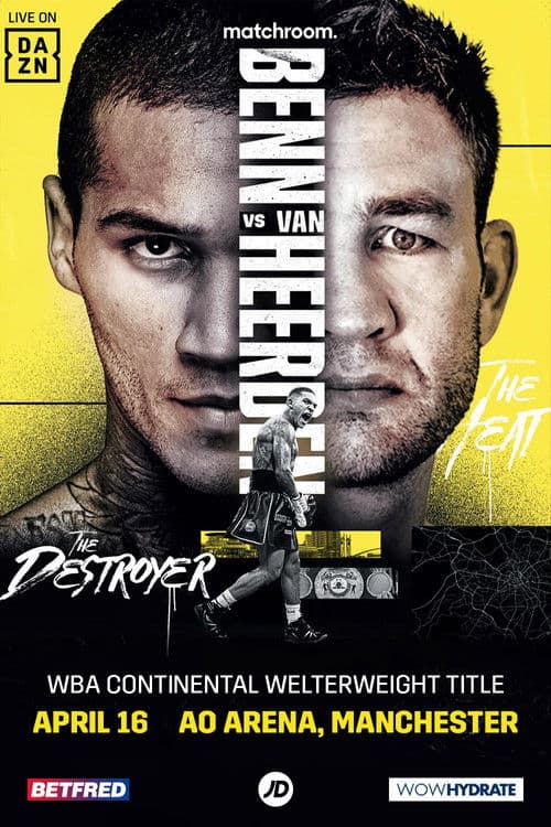 Poster for Conor Benn vs. Chris van Heerden
