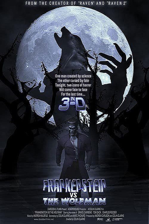Poster for Frankenstein vs. the Wolfman in 3-D