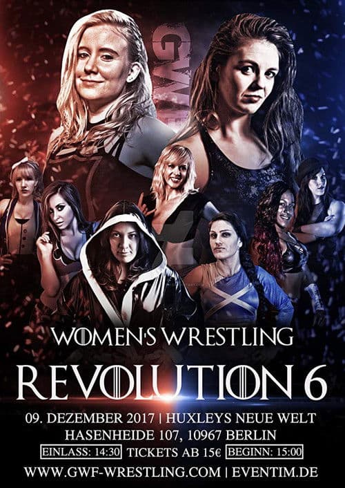 Poster for GWF Women Wrestling Revolution 6