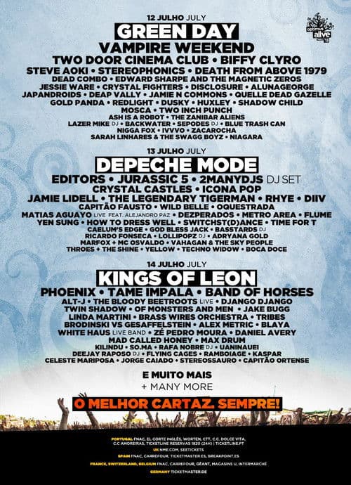 Poster for Green Day - Optimus Alive