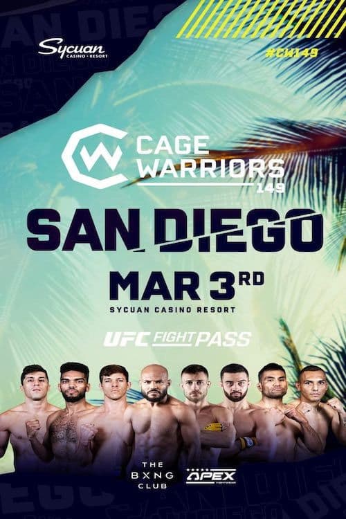 Poster for Cage Warriors 149: San Diego