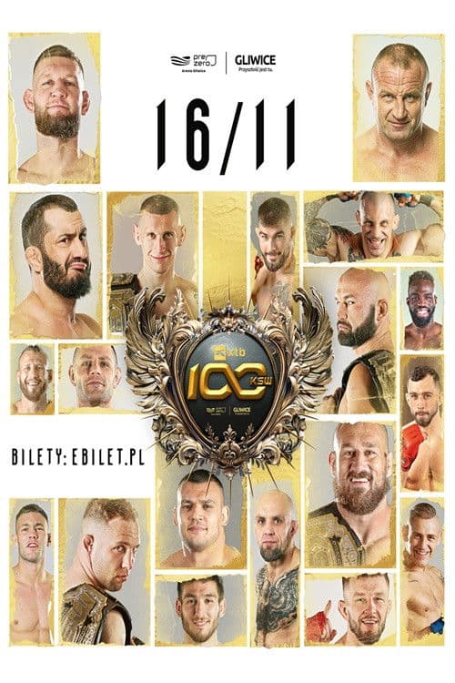 Poster for KSW 100: Khalidov vs. Bartosinski