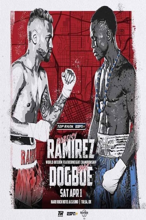 Poster for Blood, Sweat & Tears: Ramirez vs. Dogboe