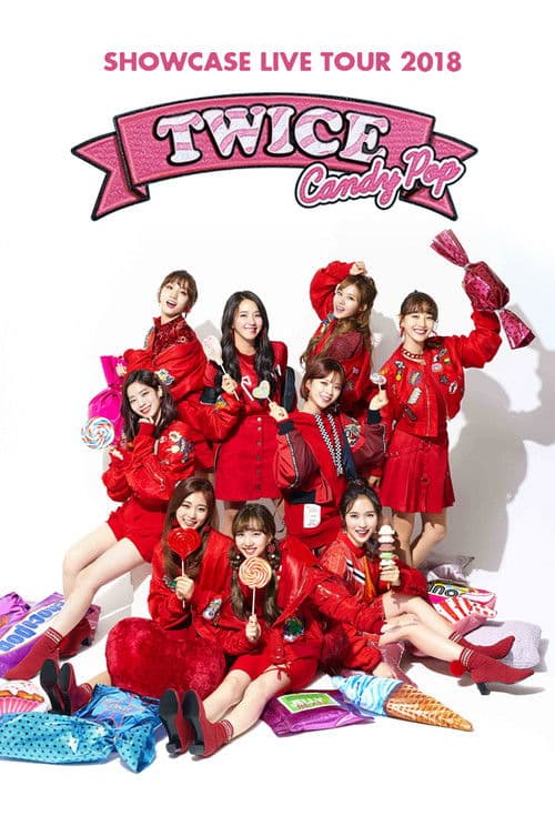 Poster for TWICE Showcase Live Tour 2018 "Candy Pop"