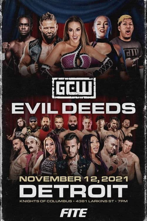 Poster for GCW Evil Deeds